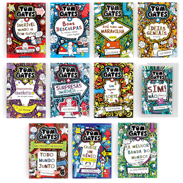 Kit Tom Gates - 11 Livros - Editora Fundamento livro_infantil