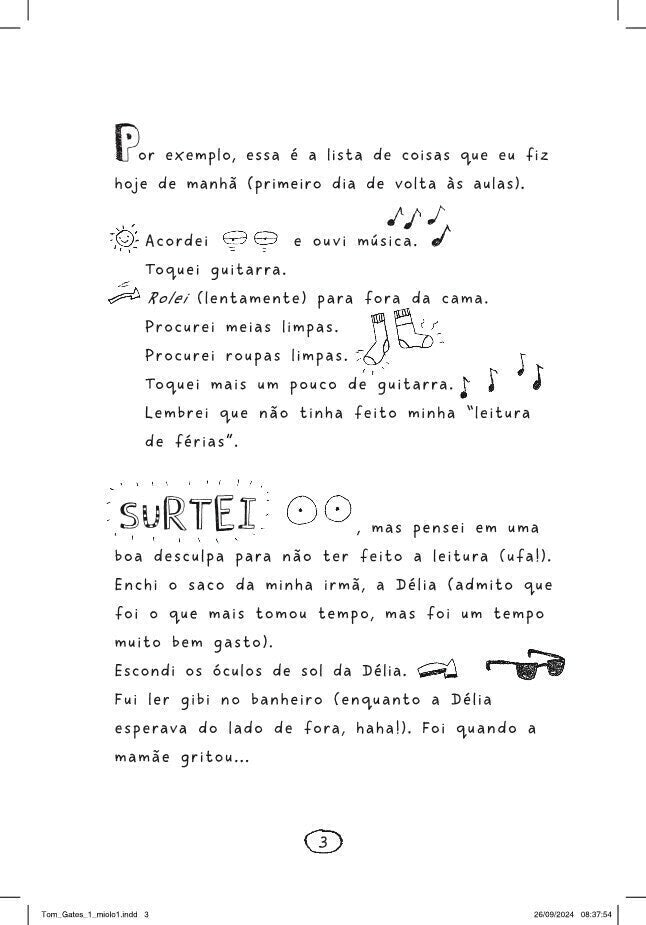 Kit Tom Gates - 2 Livros - Editora Fundamento livro_infantil