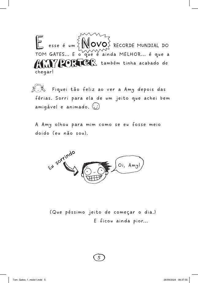 Kit Tom Gates - 2 Livros - Editora Fundamento livro_infantil