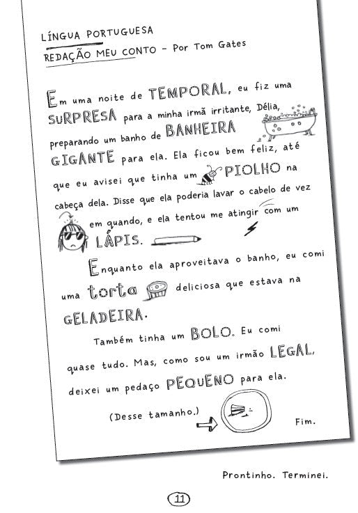 Kit Tom Gates - 4 Livros (2 Ao 5) - Editora Fundamento livro_infantil