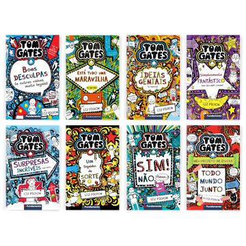 Kit Tom Gates - 8 Livros (2 ao 9) - Editora Fundamento livro_infantil