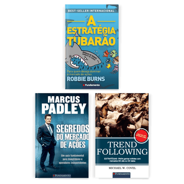 Kit Trader - 3 Livros para Ganhar Dinheiro com Ações - Editora Fundamento livro_infantil