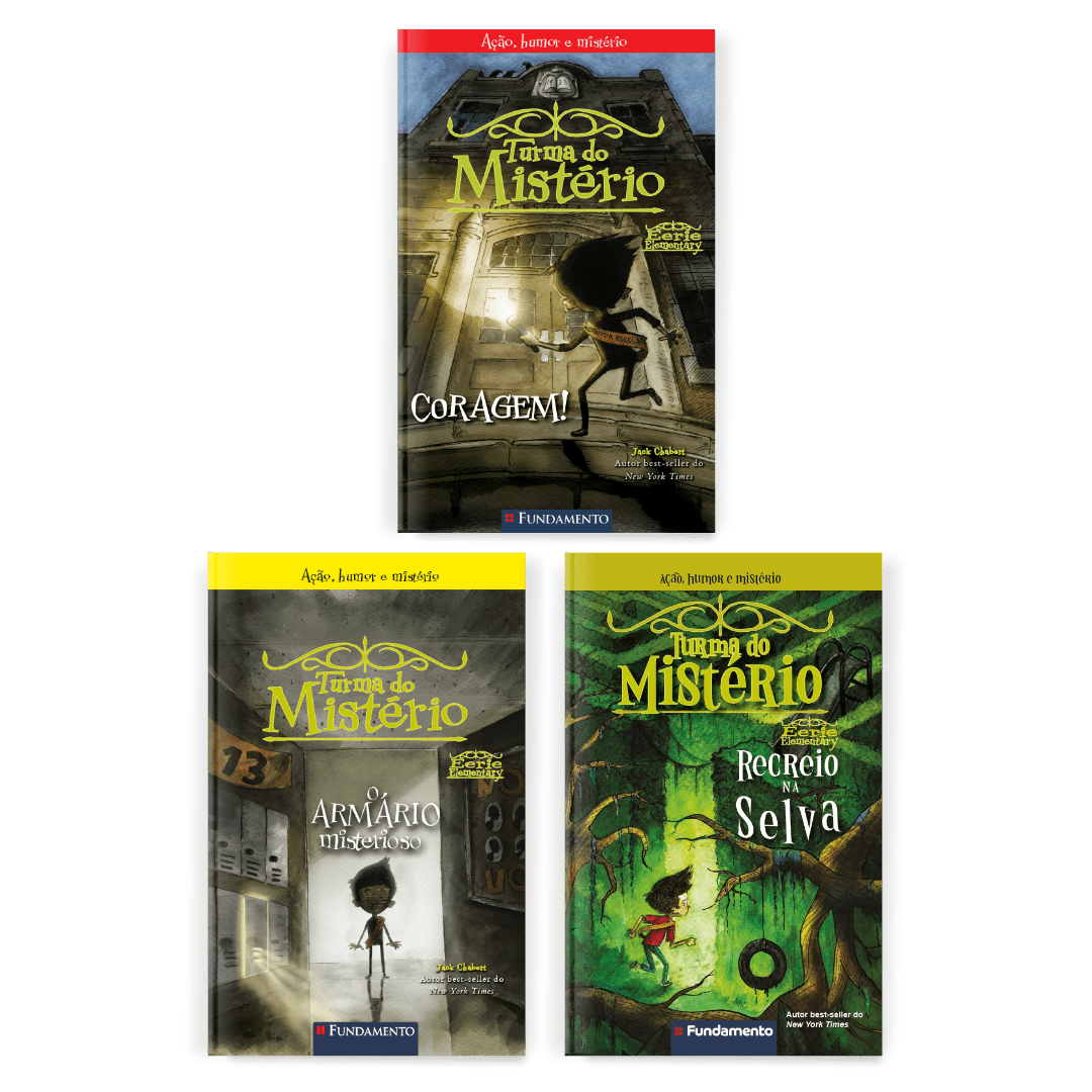 Kit Turma do Mistério - 3 Livros - Editora Fundamento livro_infantil