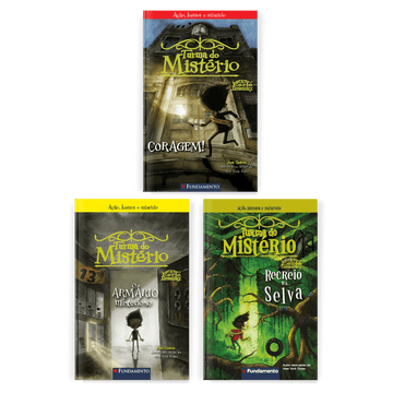 Kit Turma do Mistério - 3 Livros - Editora Fundamento livro_infantil