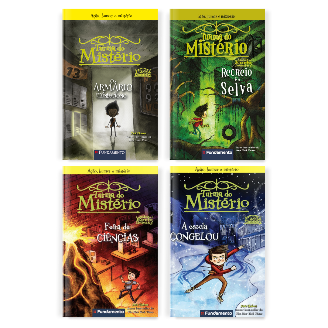 Kit Turma do Mistério - 4 Livros (2 Ao 5) - Editora Fundamento #livro_infantil#
