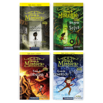 Kit Turma do Mistério - 4 Livros (2 Ao 5) - Editora Fundamento #livro_infantil#