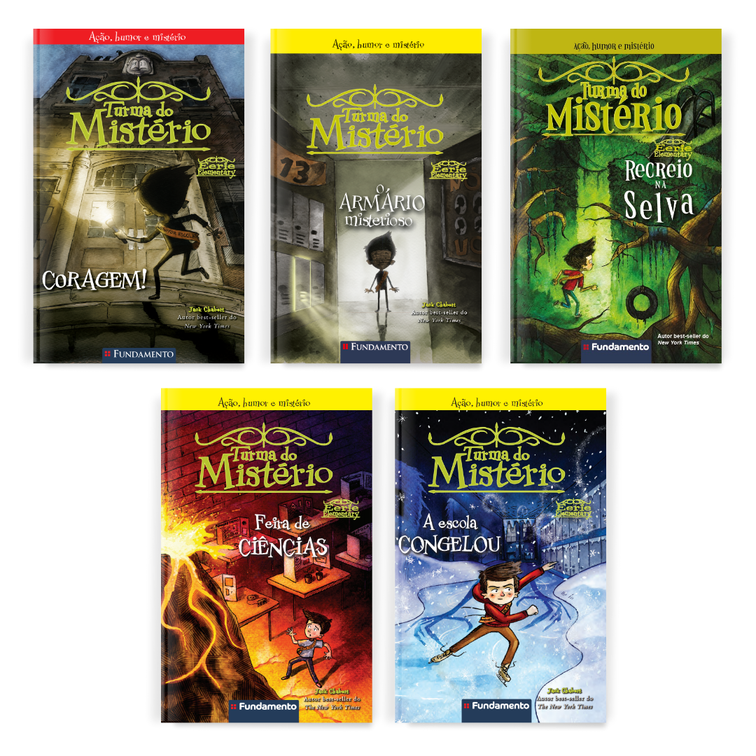 Kit Turma do Mistério - 5 Livros (1 Ao 5) - Editora Fundamento livro_infantil