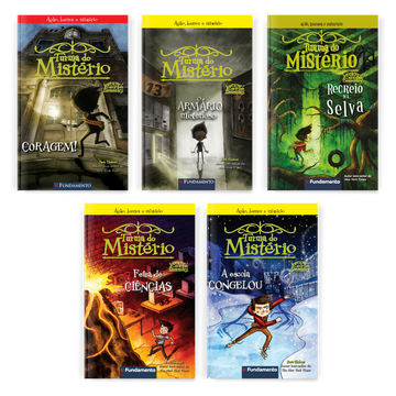 Kit Turma do Mistério - 5 Livros (1 Ao 5) - Editora Fundamento livro_infantil