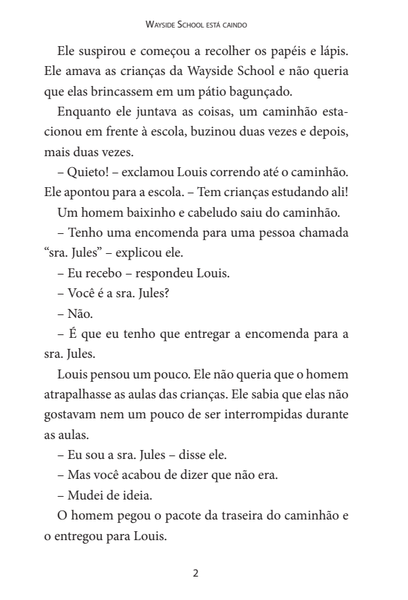 Kit Wayside School - 2 Livros (2 ao 3) - Editora Fundamento livro_infantil