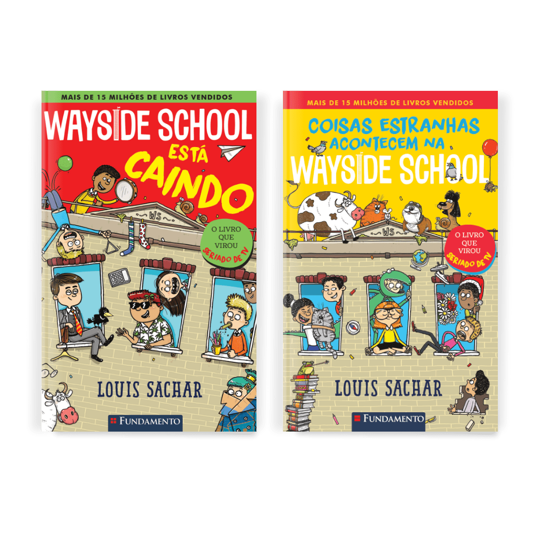Kit Wayside School - 2 Livros (2 ao 3) - Editora Fundamento livro_infantil