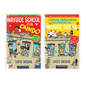 Kit Wayside School - 2 Livros (2 ao 3) - Editora Fundamento livro_infantil