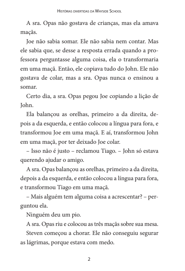 Kit Wayside School - 3 Livros (2 Ao 4) - Editora Fundamento livro_infantil