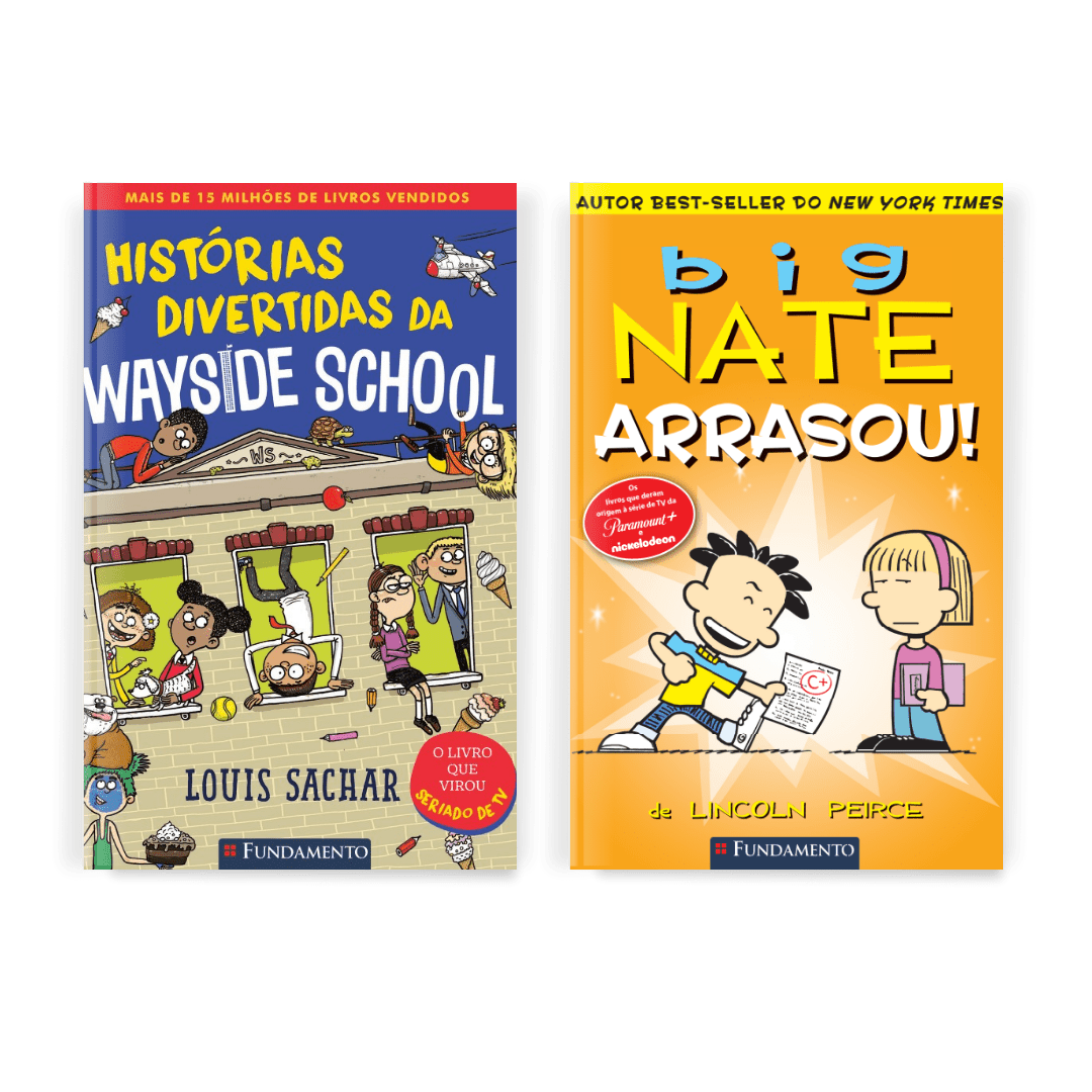 Kit Wayside School + Big Nate - Editora Fundamento livro_infantil