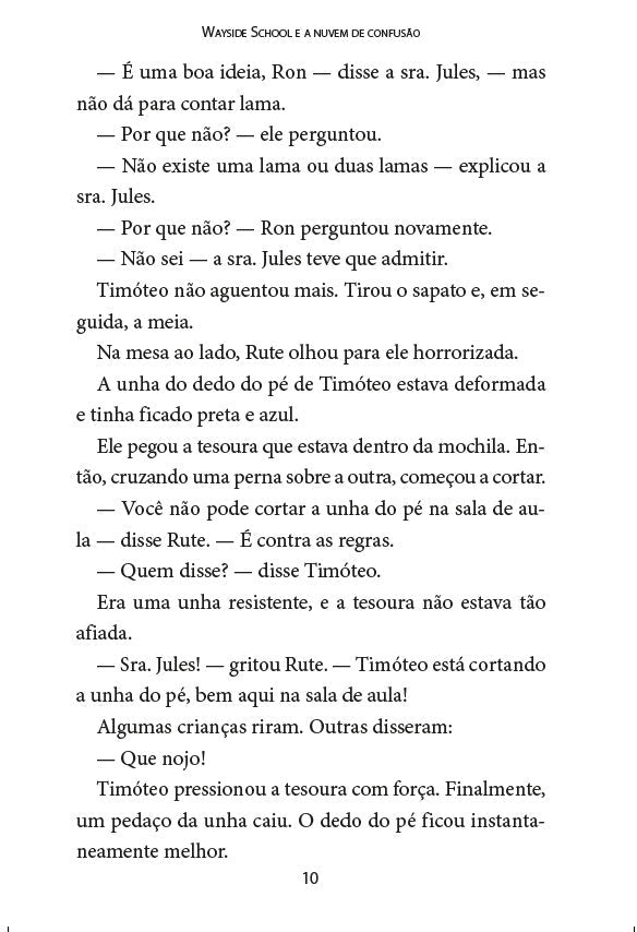 Kit Wayside School Coleção Completa - 4 Livros - Editora Fundamento livro_infantil