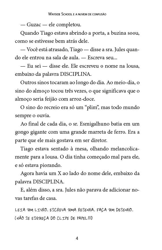 Kit Wayside School Coleção Completa - 4 Livros - Editora Fundamento livro_infantil