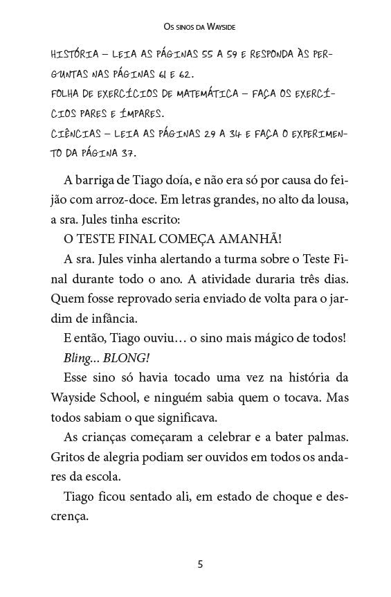 Kit Wayside School Coleção Completa - 4 Livros - Editora Fundamento livro_infantil