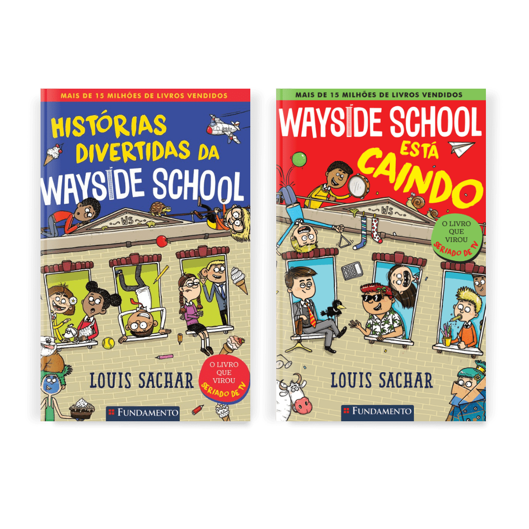 Kit Wayside School - Volumes 1 e 2 - Editora Fundamento livro_infantil