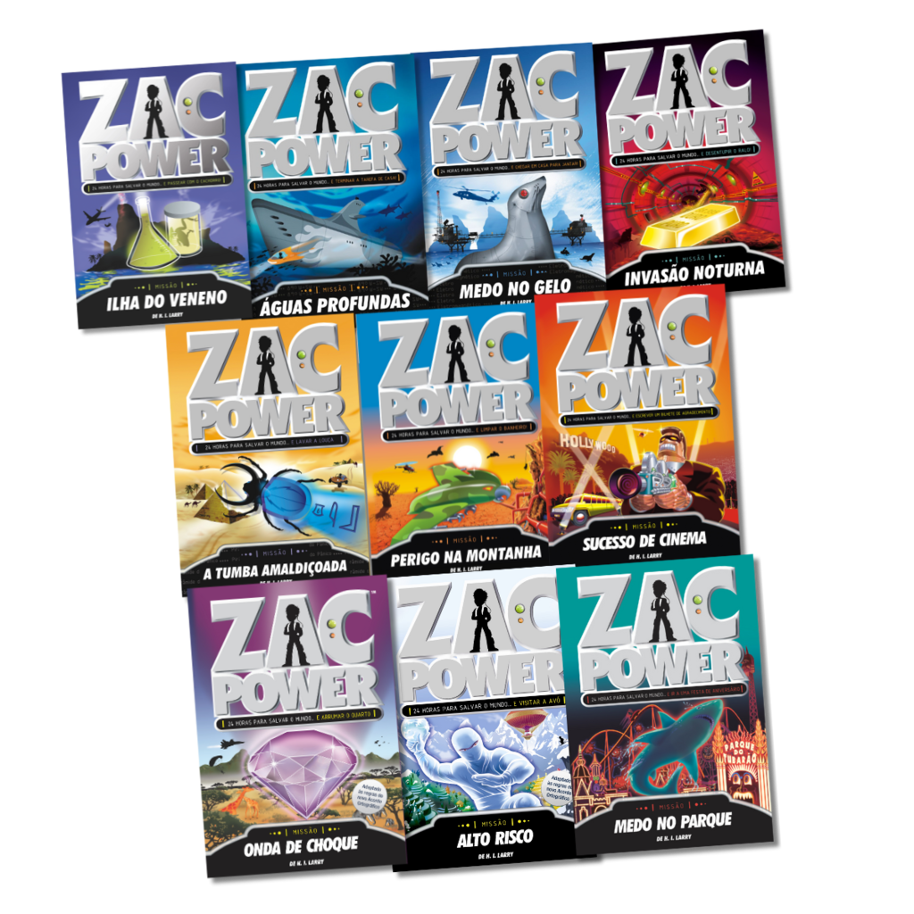 Kit Zac Power - 10 Livros - Editora Fundamento livro_infantil