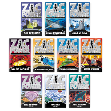 Kit Zac Power - 10 Livros - Editora Fundamento livro_infantil
