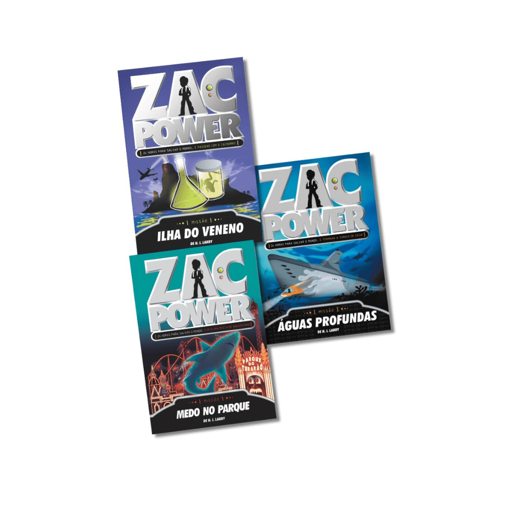 Kit Zac Power 3 Livros - Editora Fundamento livro_infantil
