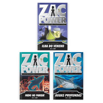 Kit Zac Power 3 Livros - Editora Fundamento livro_infantil