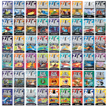Kit Zac Power - 54 Livros - Editora Fundamento livro_infantil