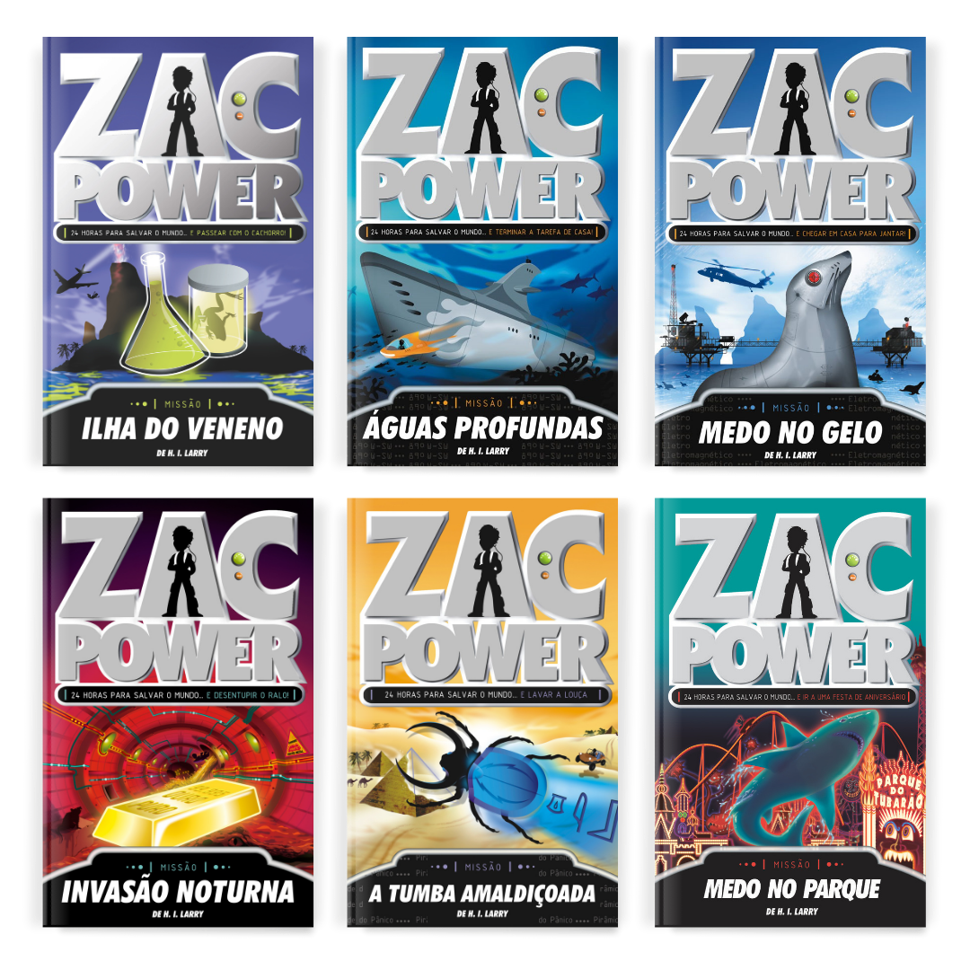 Kit Zac Power - 6 Livros - Editora Fundamento livro_infantil