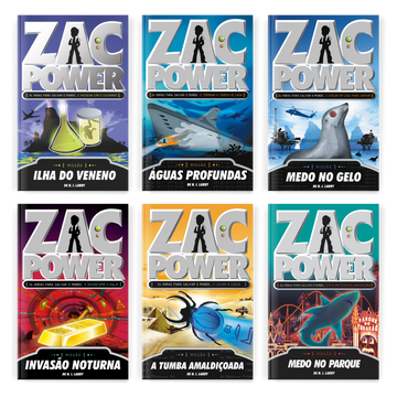 Kit Zac Power - 6 Livros - Editora Fundamento livro_infantil