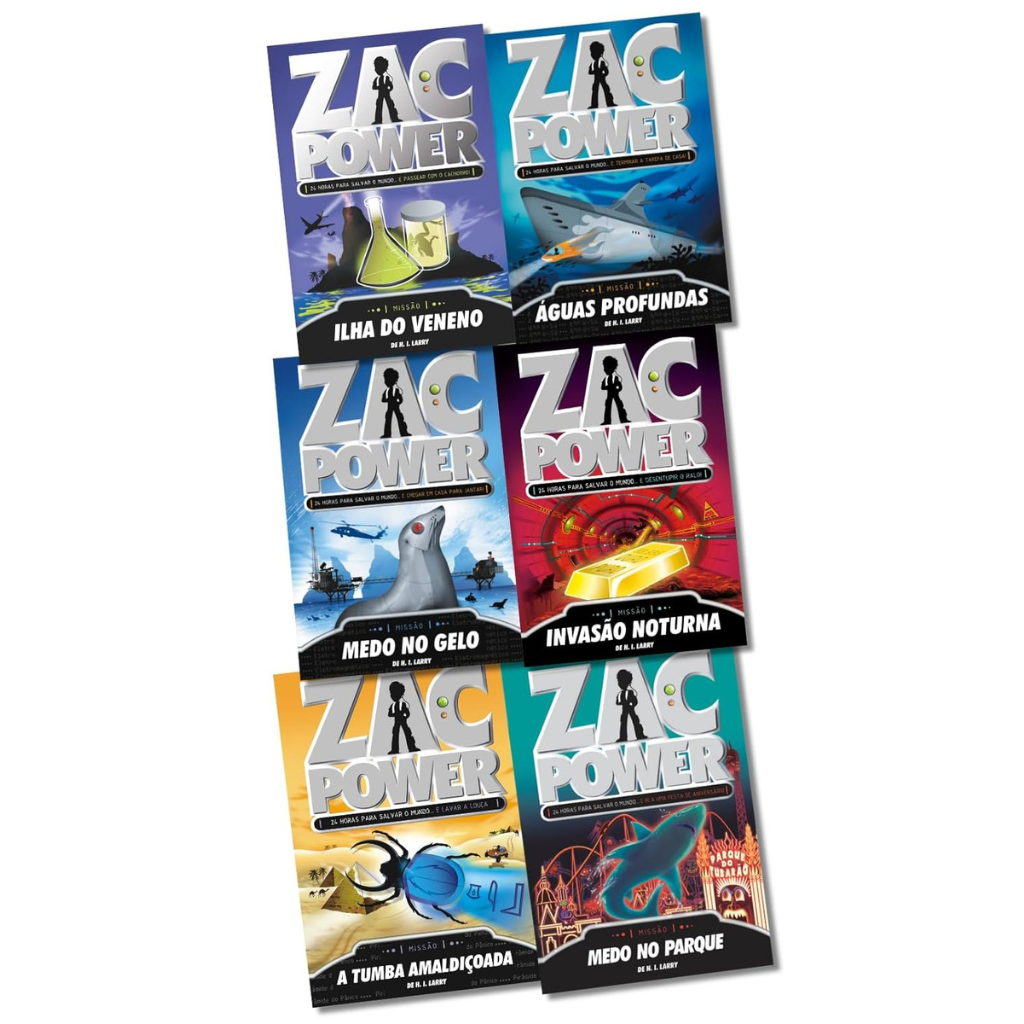 Kit Zac Power - 6 Livros - Editora Fundamento livro_infantil