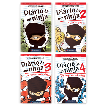 Kit Diario de Um Ninja - 4 Livros (1 ao 4)