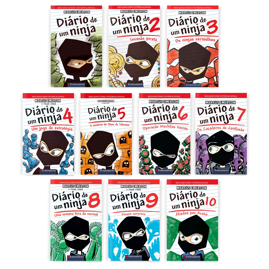 Kit Diario de Um Ninja - 10 Livros (1 Ao 10)