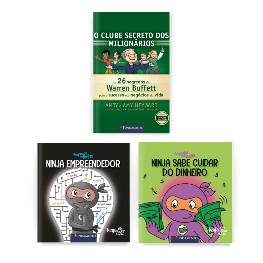 Kit Educação Financeira Infantil - 3 Livros