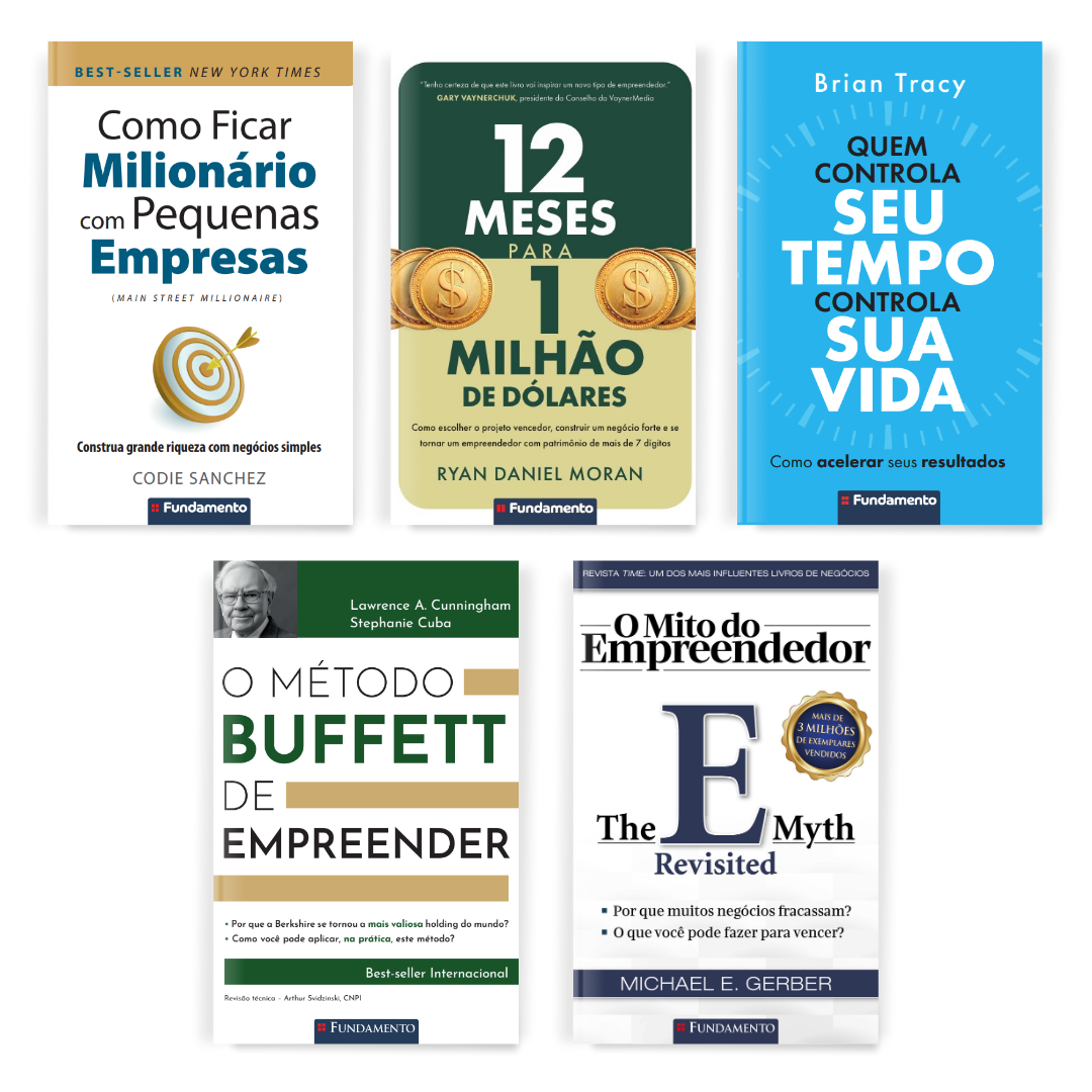 Kit Empreendedor - 5 Livros Best-sellers
