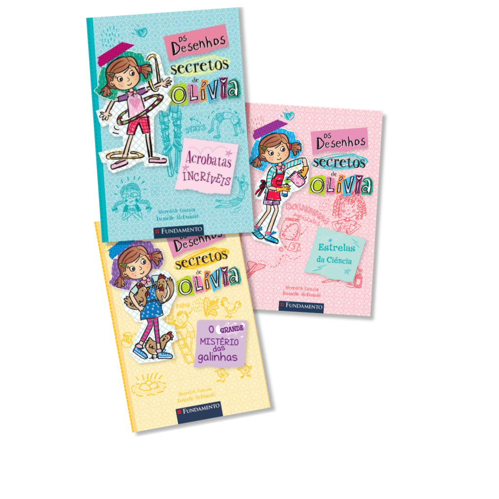 Kit Os Desenhos Secretos de Olivia - 3 Livros (3 ao 5)