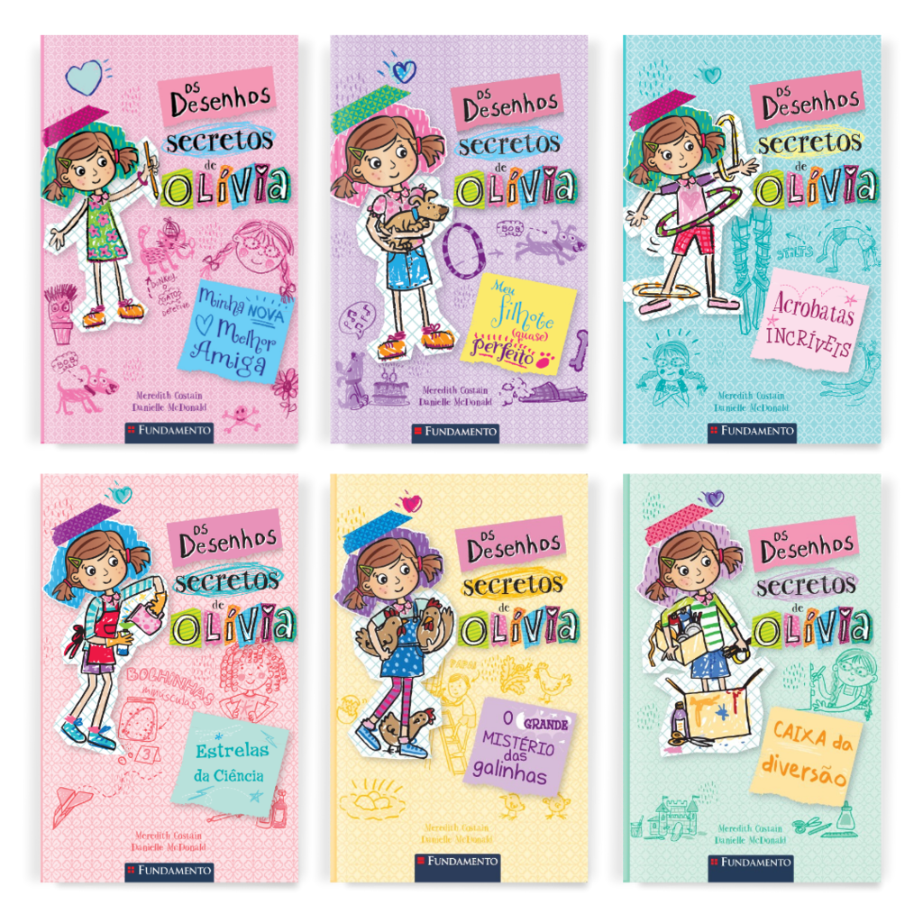 Kit Desenhos Secretos de Olivia - 6 Livros (1 ao 6)