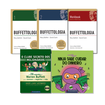 Kit Pais e Filhos Investidores: Buffettologia + 2 Livros Infantis sobre Educação Financeira