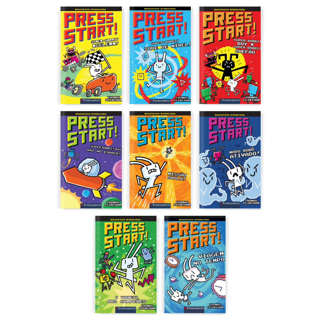 Kit Press Start - 8 Livros (2 Ao 9)