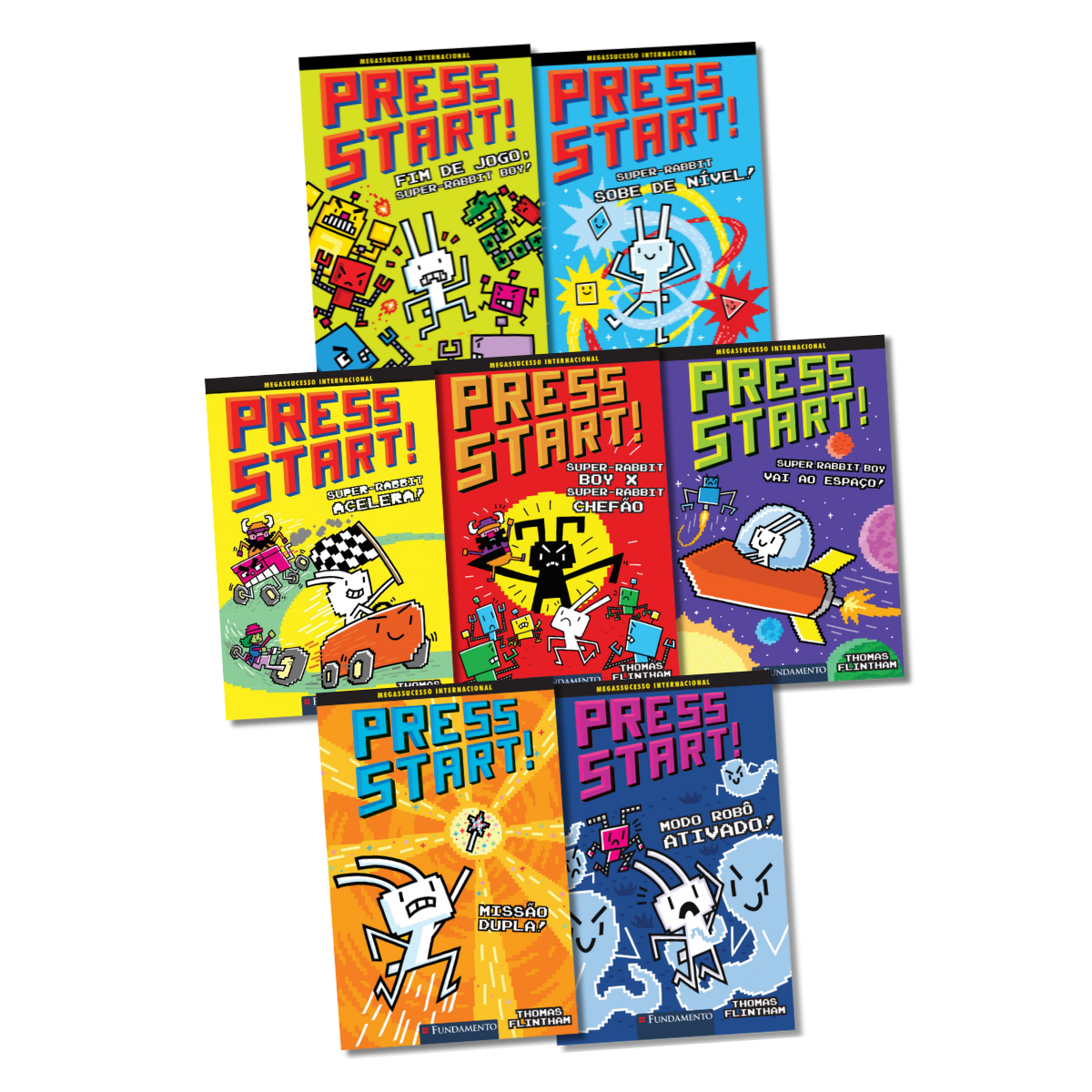 Kit Press Start - 7 Livros (1 Ao 7)