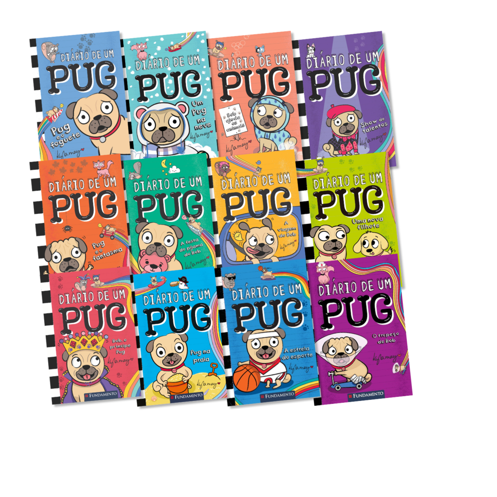 Kit Diário de Um Pug - 12 Livros (1 ao 12)