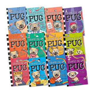 Kit Diário de Um Pug - 12 Livros (1 ao 12)