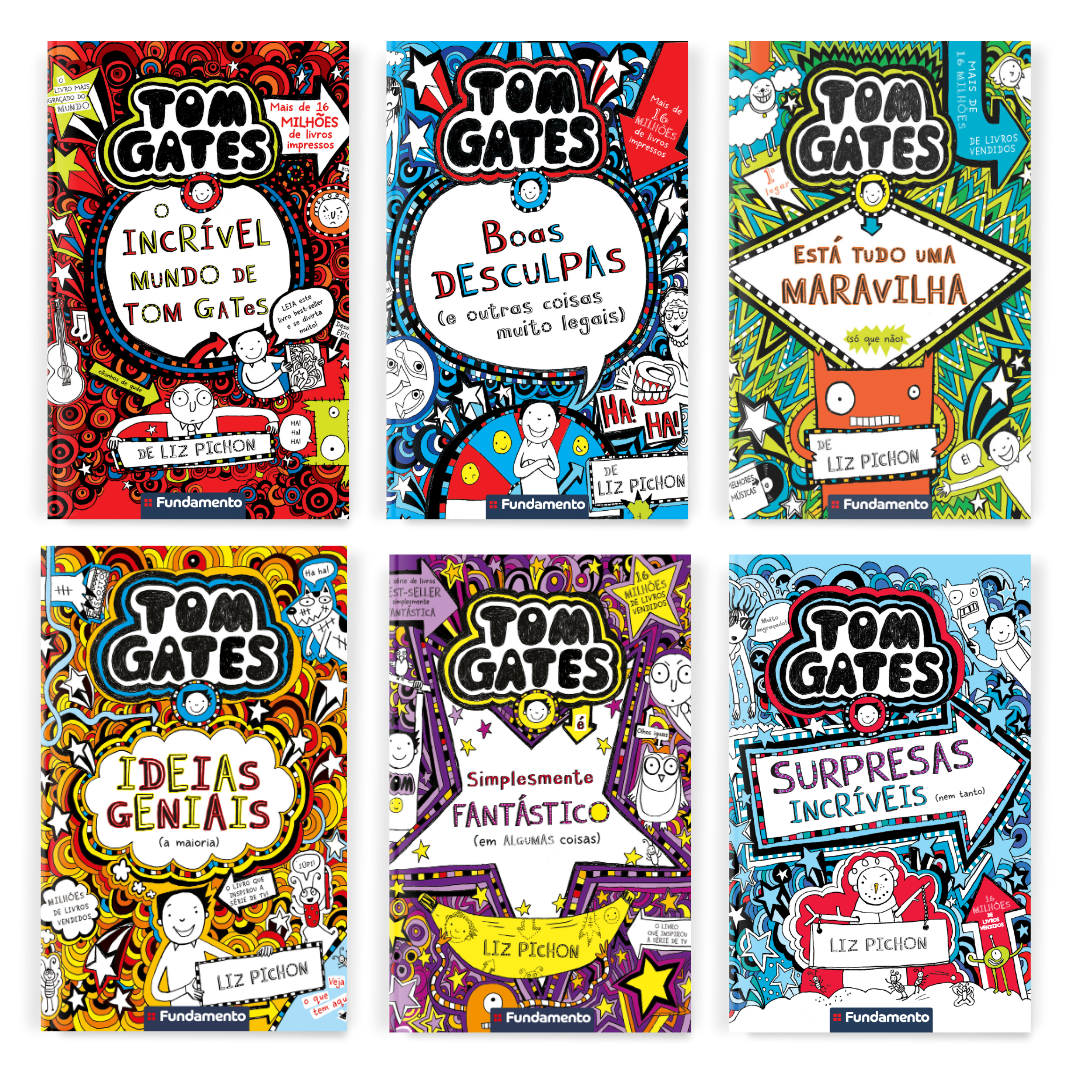 Kit Tom Gates - 6 Livros (1 ao 6)