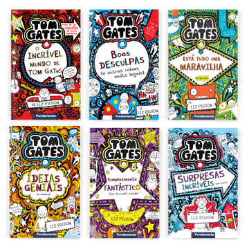 Kit Tom Gates - 6 Livros (1 ao 6)