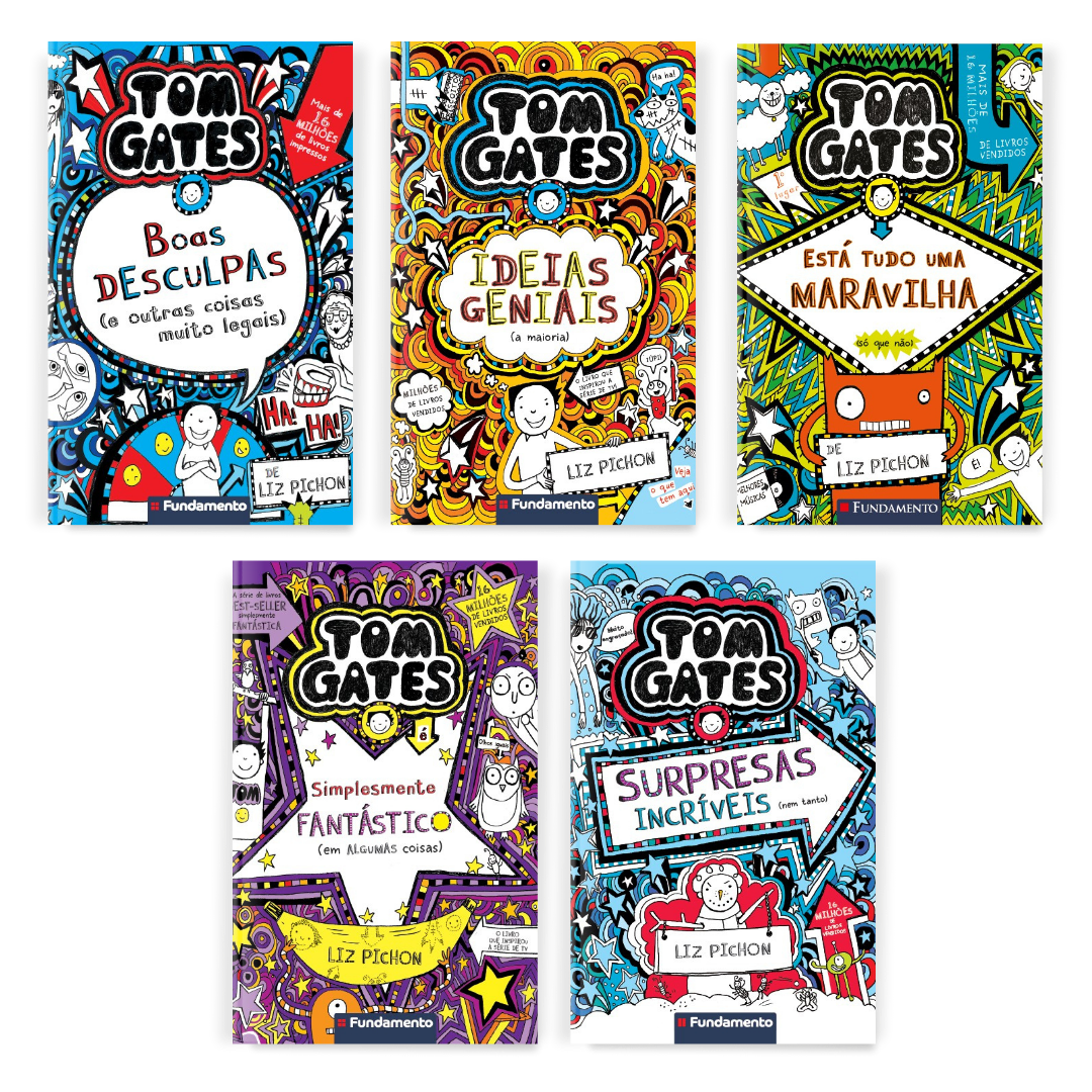 Kit Tom Gates - 5 Livros (2 ao 6)