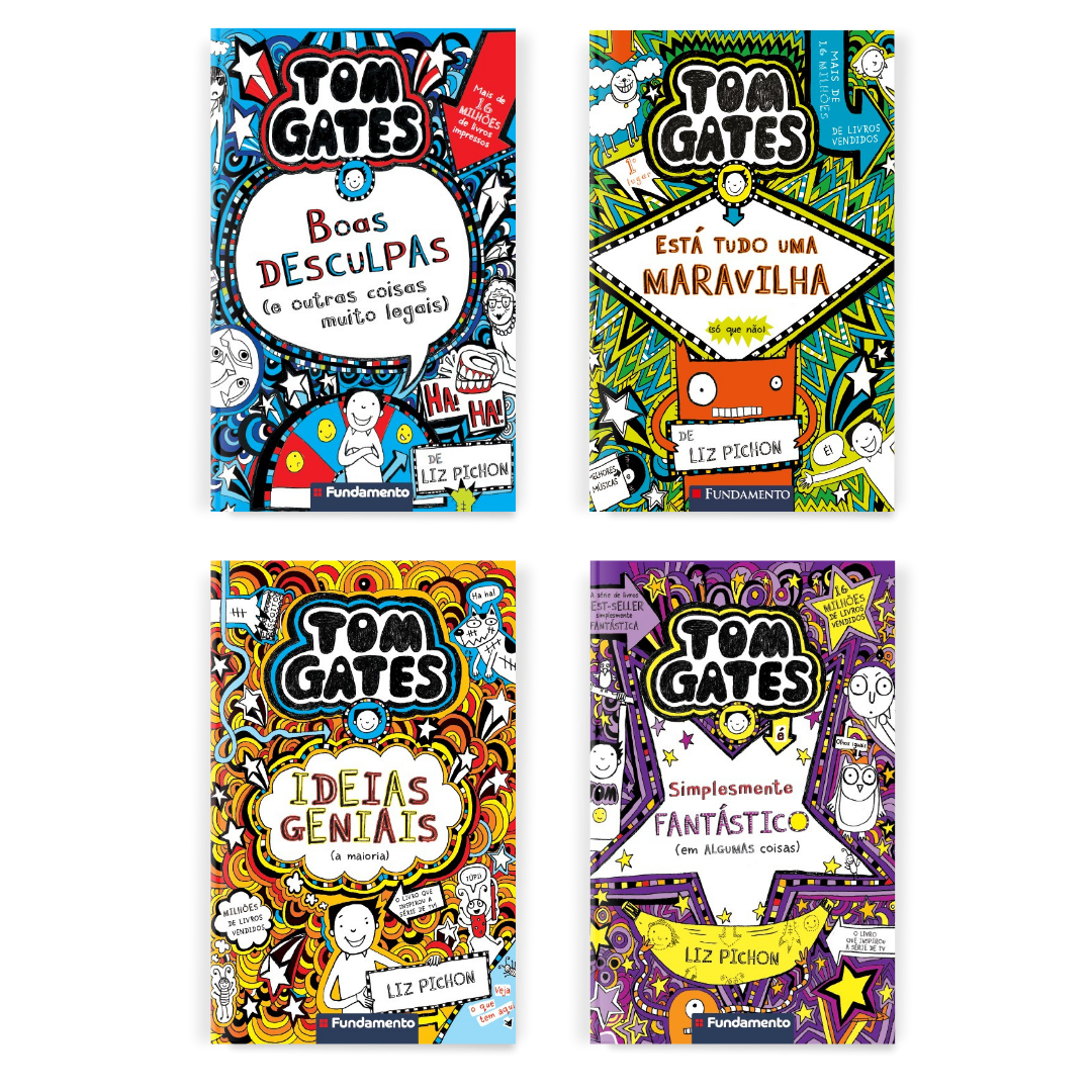 Kit Tom Gates - 4 Livros (2 Ao 5)