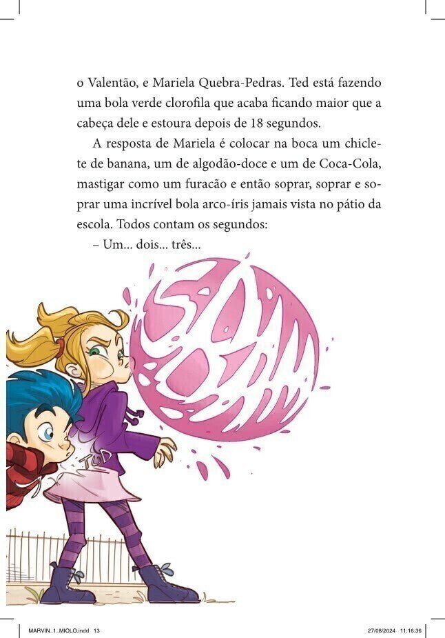 Marvin e a Vila Mágica - Livro 1 - Editora Fundamento livro_infantil