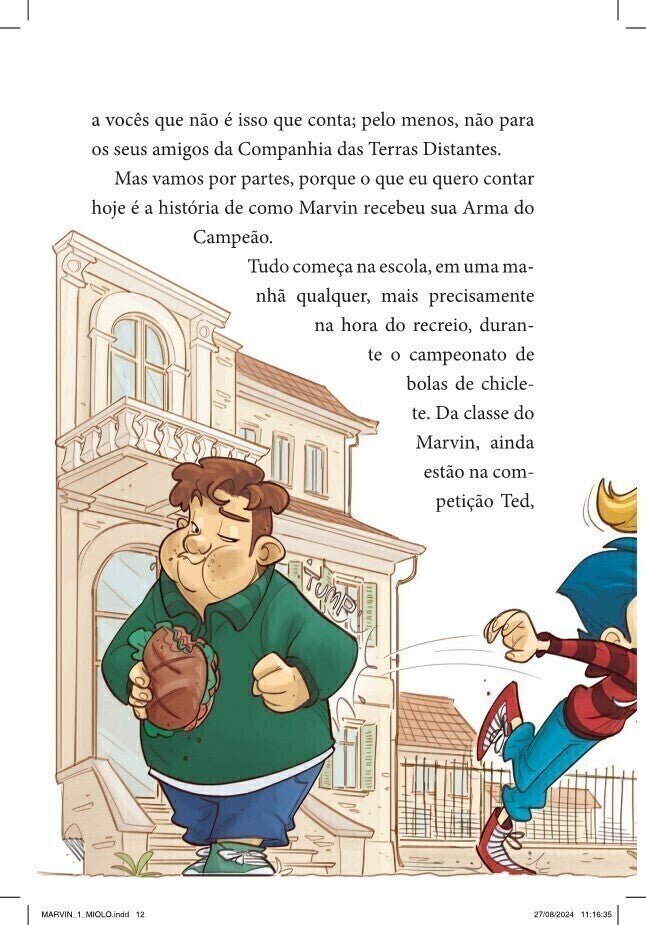Marvin e a Vila Mágica - Livro 1 - Editora Fundamento livro_infantil