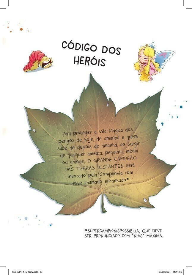 Marvin e a Vila Mágica - Livro 1 - Editora Fundamento livro_infantil