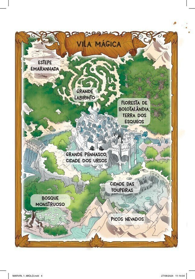 Marvin e a Vila Mágica - Livro 1 - Editora Fundamento livro_infantil