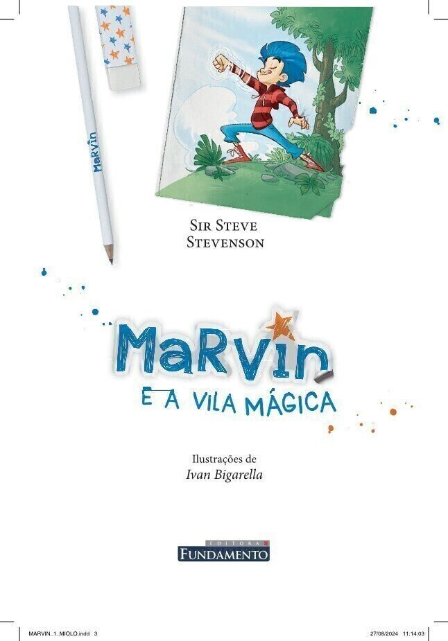 Marvin e a Vila Mágica - Livro 1 - Editora Fundamento livro_infantil