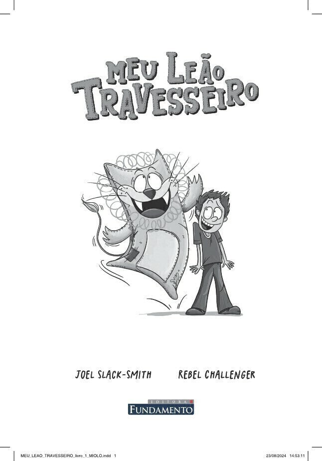 Meu Leão Travesseiro 1 - Editora Fundamento livro_infantil